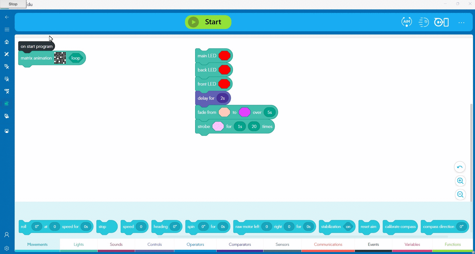 Programming Sphero Move Block Sphero Central: Edu Lessons & Resources for Coding Robots & STEM Kits